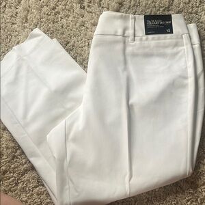 New York & Company White Ankle Pants